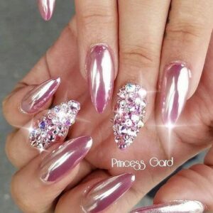 15 Luxurious Chrome Nail Designs for Special Occasions