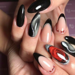 35 Enigmatic Black Nail Art Trends for 2024