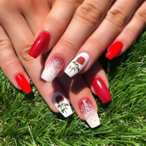 Charming Rose Nail Designs for Every Stylish Lady to Admire