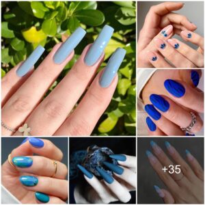 31 Stunning Blue Nail Designs to Elevate Your 2024 Style