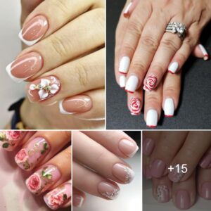 The Best 51+ Ideas for Short Nails Decorated Roses - Nails