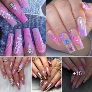 Trendy Coffin Nail Designs