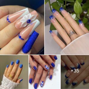 Blue Nail Art Designs for 2024