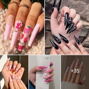 "38 Gorgeous 90s-Inspired Nail Designs That Will Transport You Back in Time"