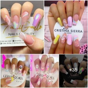 Vibrant and fun nail designs that inspire creativity for every girl.