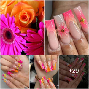 +30 Flower-Inspired Nail Designs