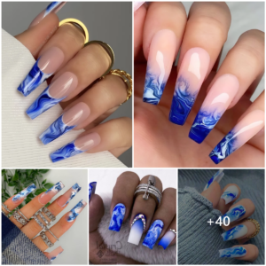 Stunning Blue Marble Nail Designs That Will Amaze You!