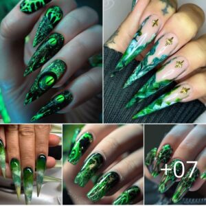 Unleash Your Inner Green Queen: Stunning Green Nail Designs to Try Today