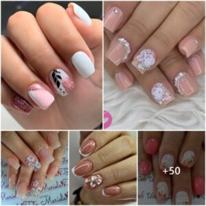 "Over 50 Rose-Inspired Nail Art Designs Perfect for Short Nails"