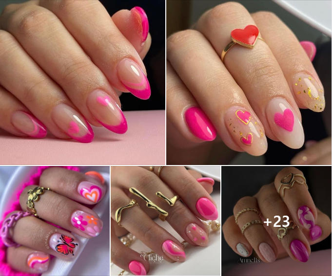 34 Pink And White Nails Developments For Spring And Summer time 2024