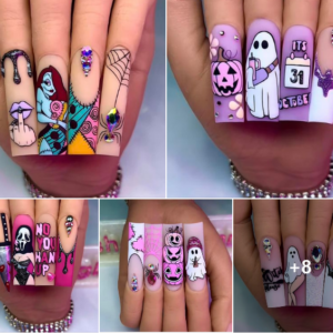 Welcome to the Fabulous World of Pink Halloween Nails!