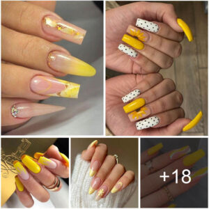 Enhance Your Style with Gorgeous Yellow Nail Art Designs