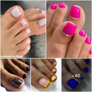 40 Attractive Toenail Art Inspirations for 2024