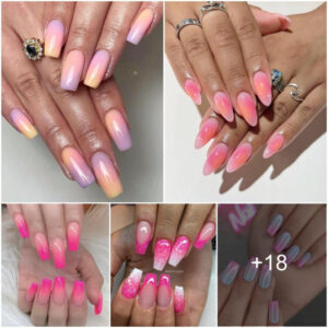 15 Stunning Ombre Pink Nail Art Inspirations