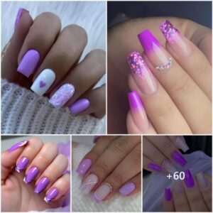 Over 30 Gorgeous Purple Nail Art Ideas for 2024