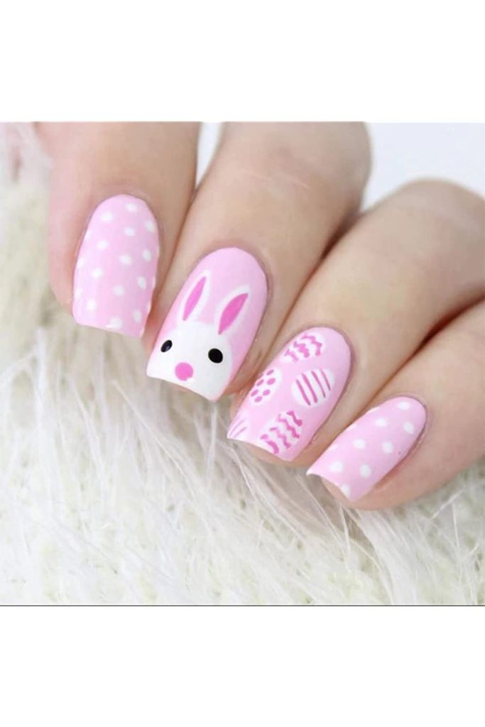 Easter Bunny Nail Designs