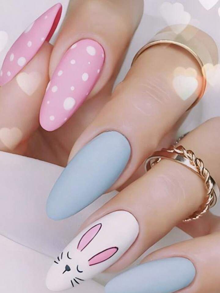 Easter Bunny Nail Designs