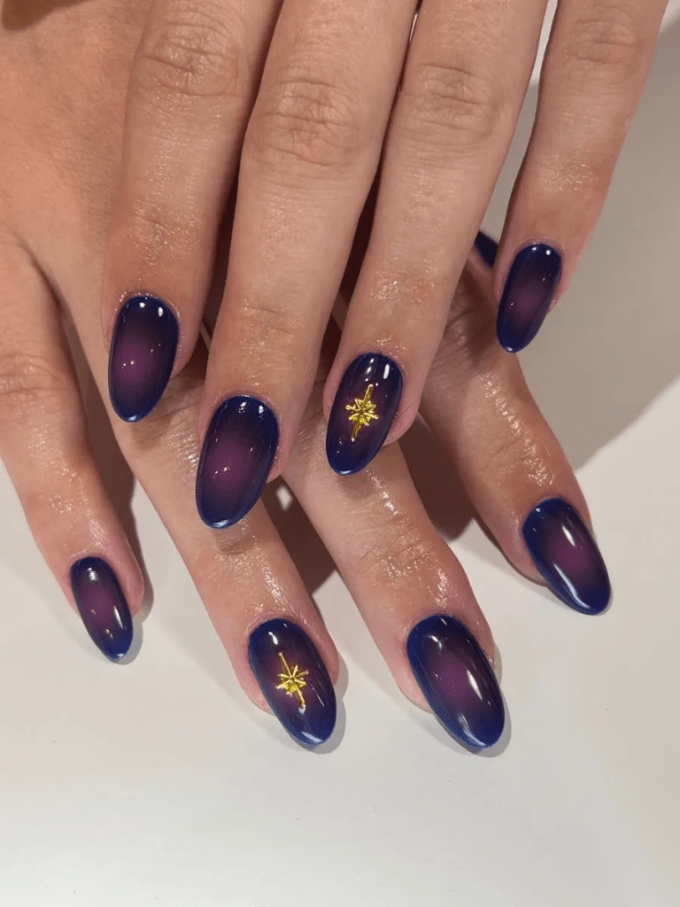 Purple Spring Nails Designs