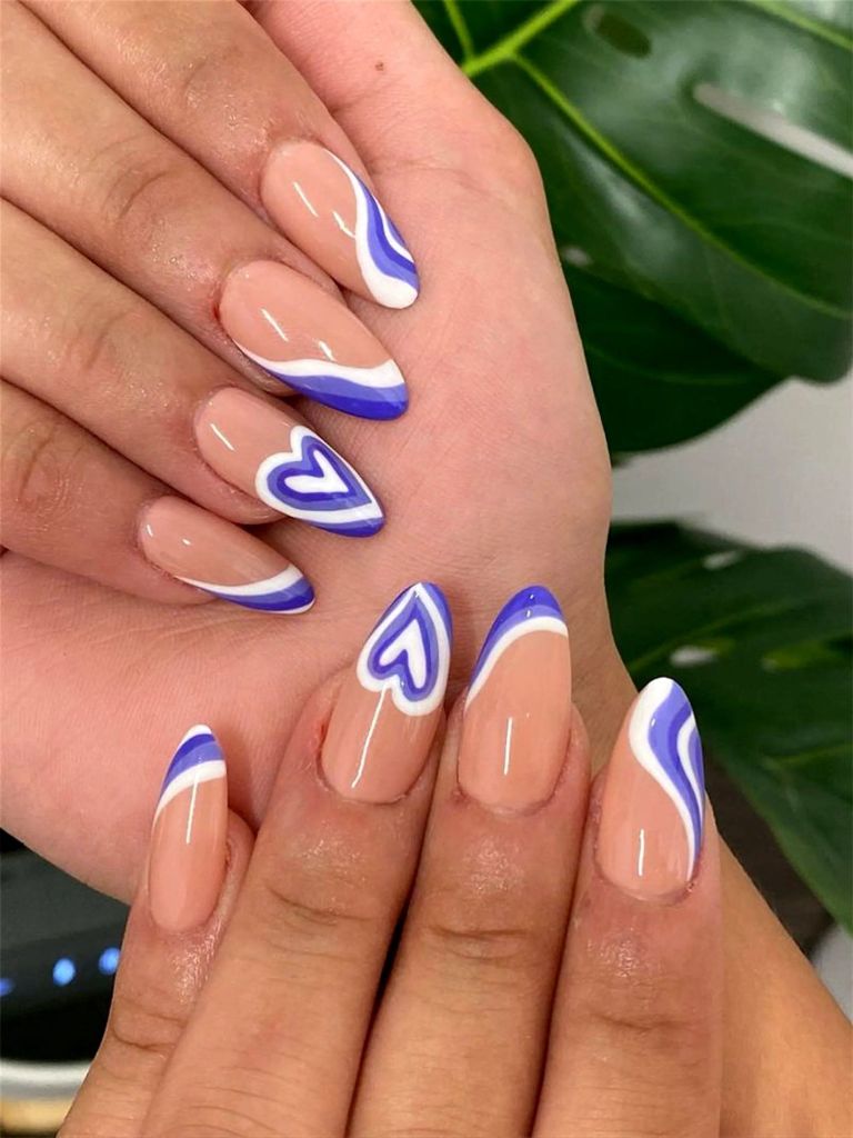 Purple Spring Nails Designs