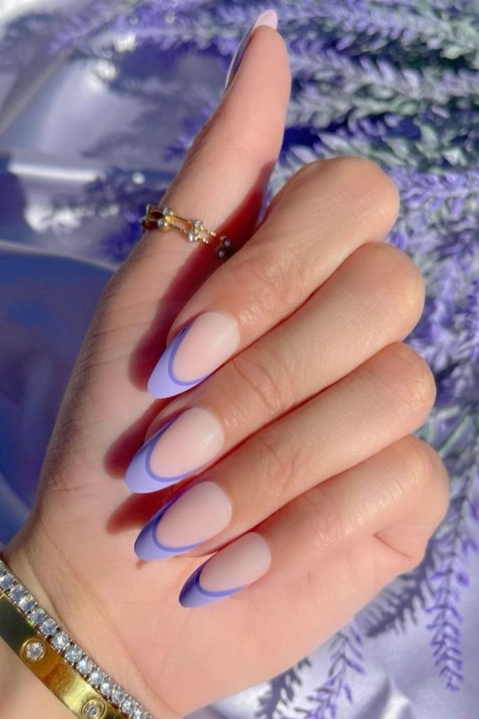 Purple Spring Nails Designs