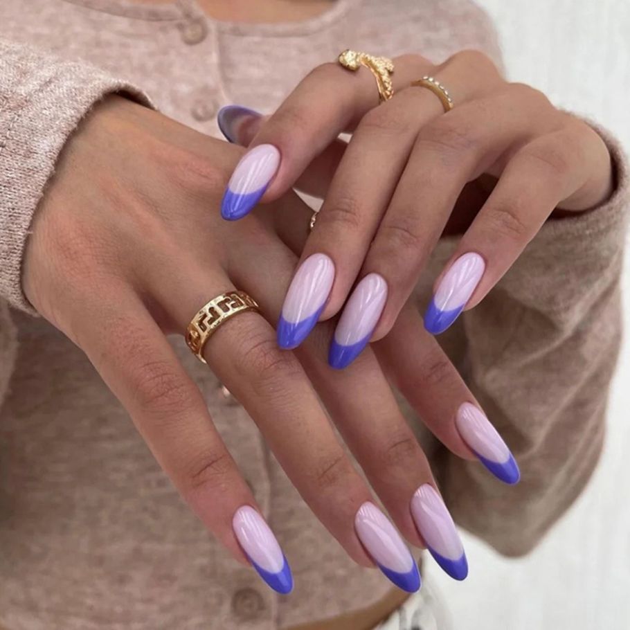 Purple Spring Nails Designs