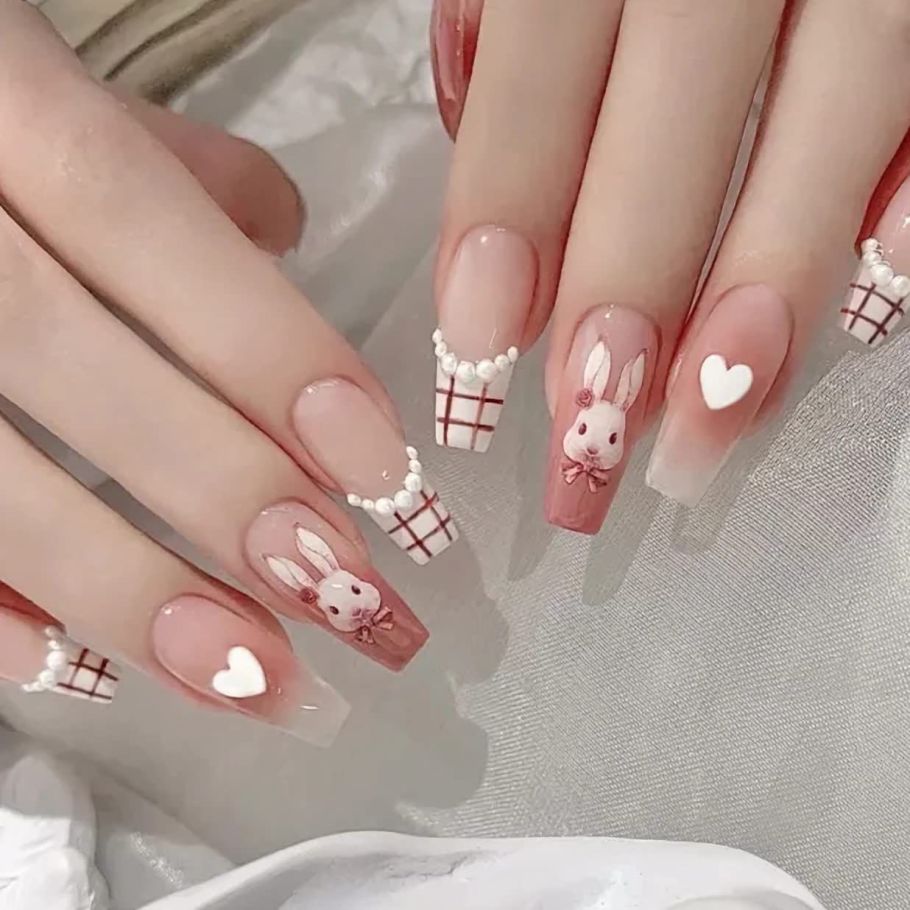 Easter Bunny Nail Designs