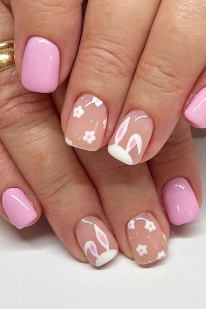 Easter Bunny Nail Designs