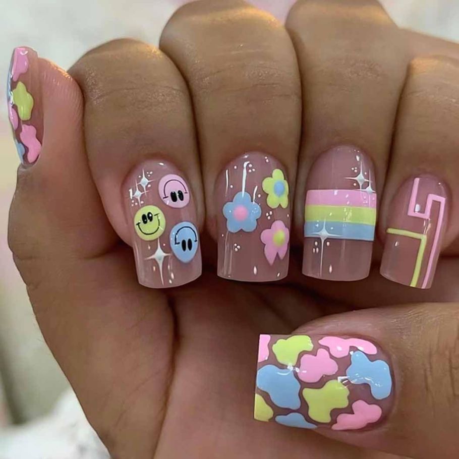 Easter Bunny Nail Designs