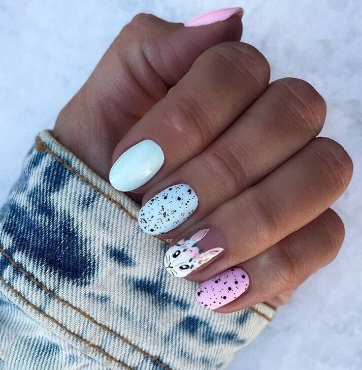 Easter Bunny Nail Designs